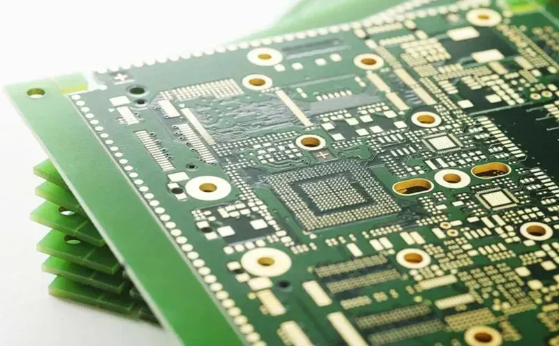 A close-up view of a radar PCB board