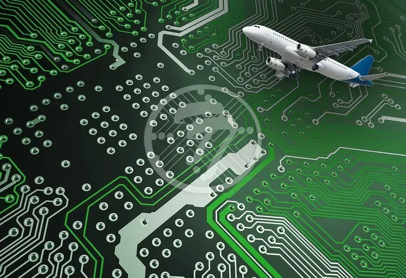 Various aerospace PCB substrate materials like ceramic or polyimide