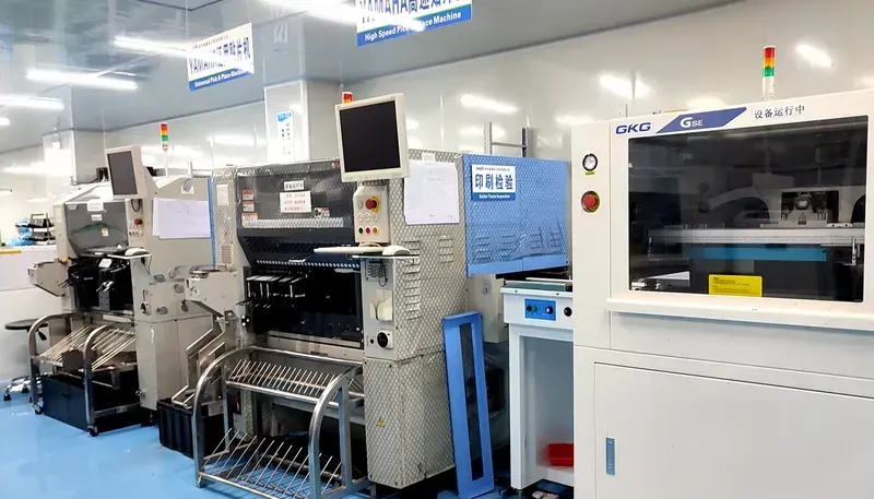 An aerial view of a high-reliability PCB manufacturing facility