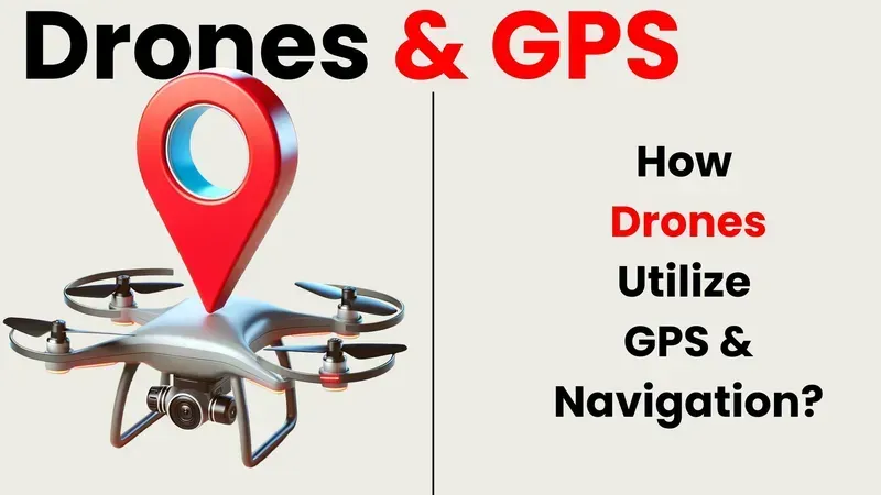 A drone performing precision navigation over a field