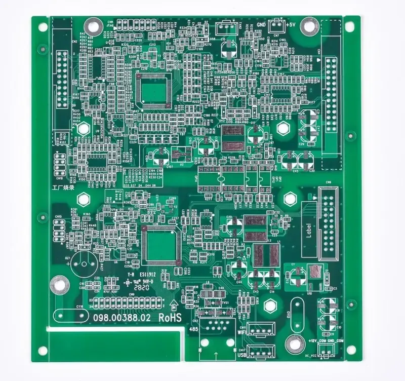 A PCB board integrated into a cabin security monitoring system