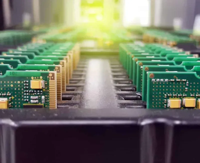 A medical-grade PCBA production line with automated machinery