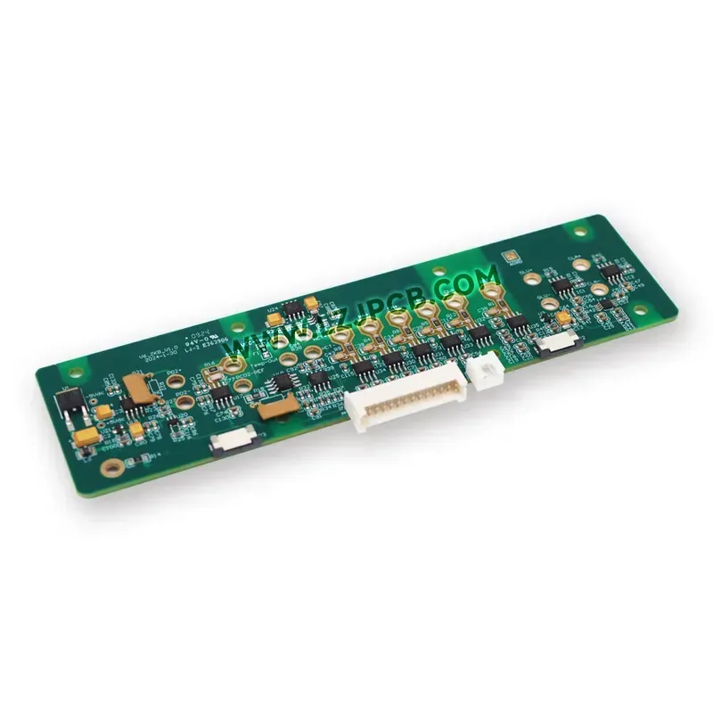 A close-up of a rapid prototype PCB for a medical device