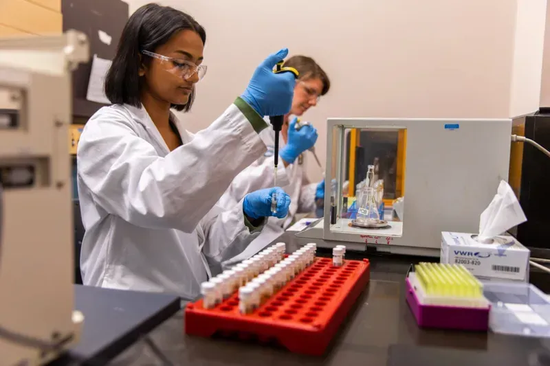 A laboratory setting for PCB quality testing