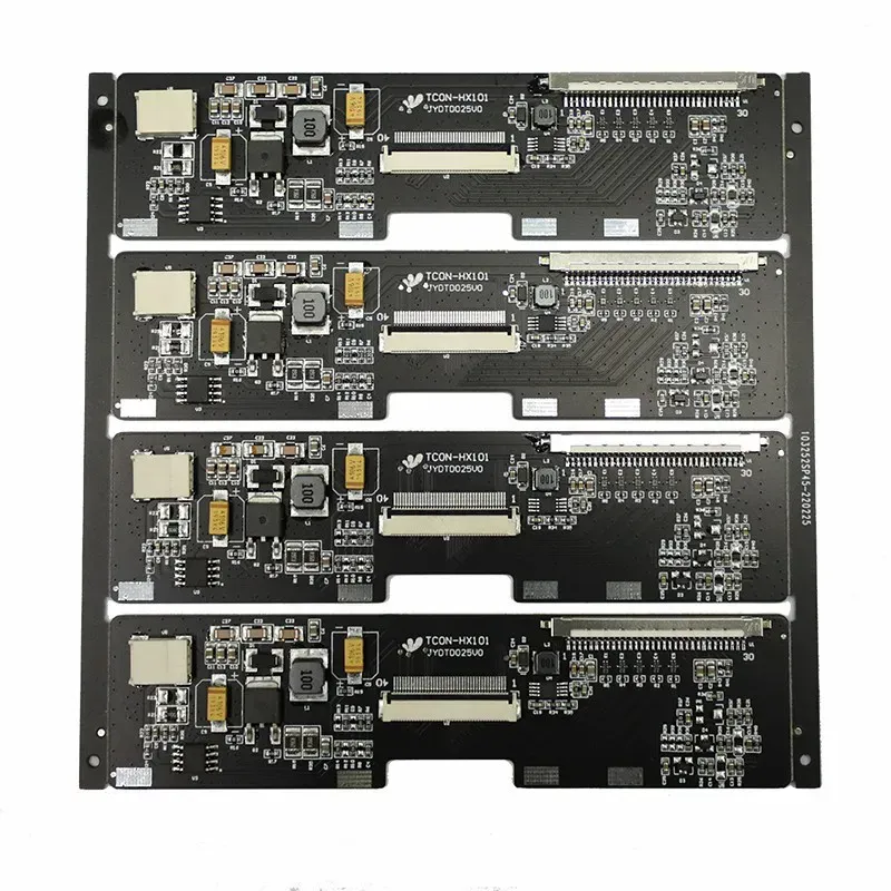 Engineers working on the prototype manufacturing of a medical PCB