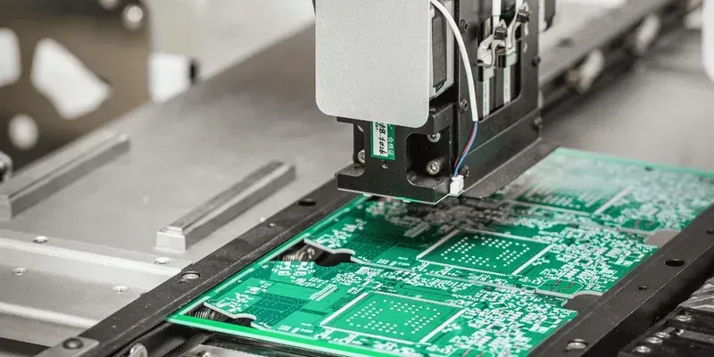 An engineer working on a medical PCB design