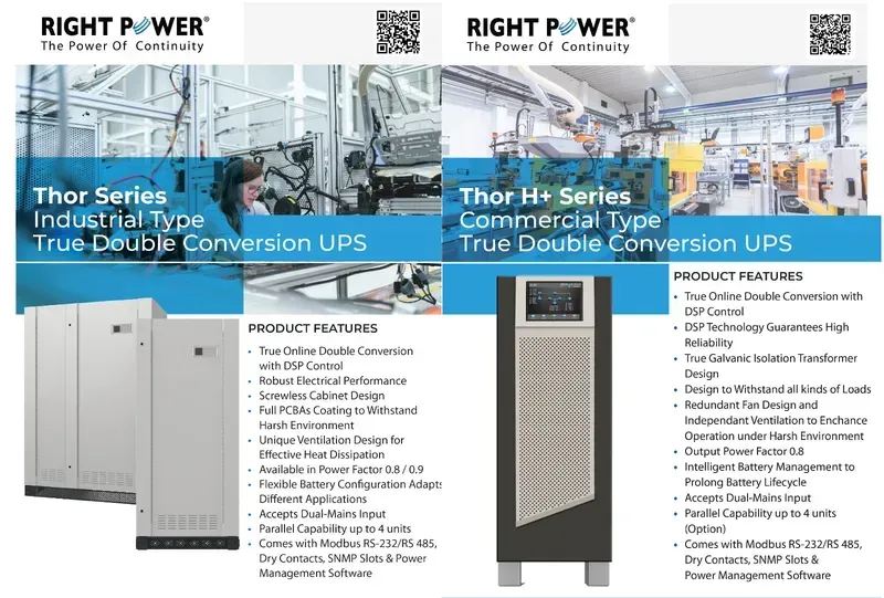 An industrial grade UPS system in an industrial setting