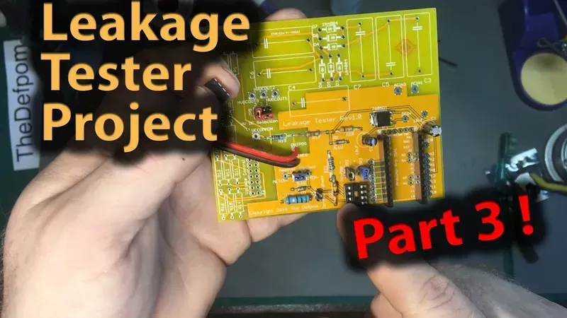A high voltage tester PCB board