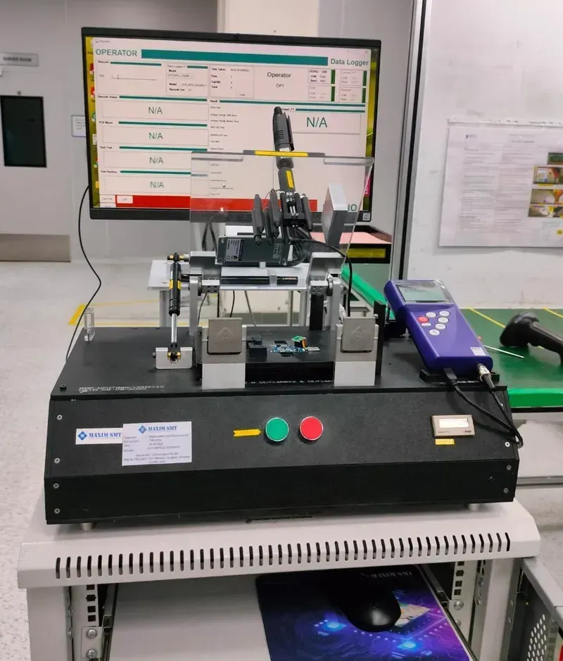 A PCB testing equipment