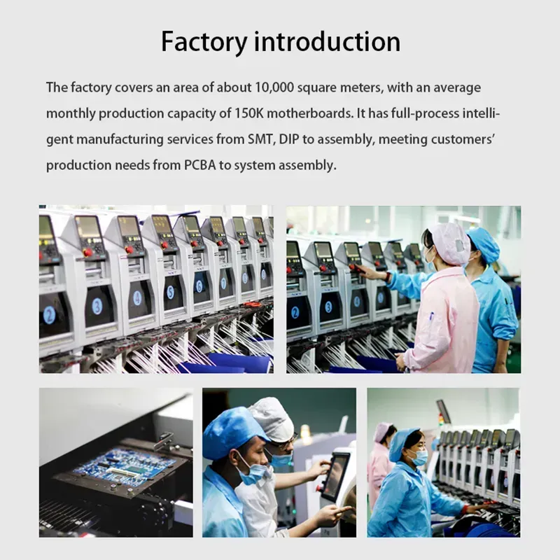 An automated PCB assembly line at Zero One Solution Limited's factory