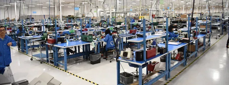 Inside a PCB prototype manufacturing workshop