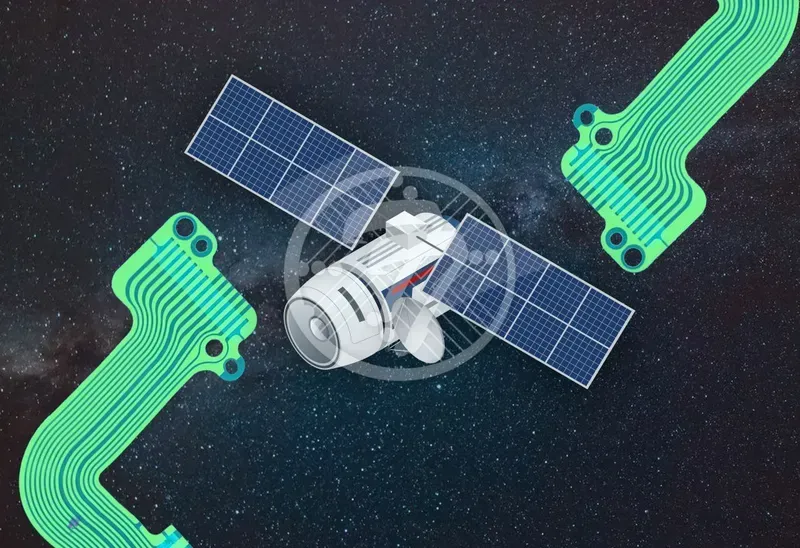 Workers assembling a satellite navigation PCB