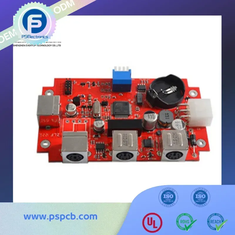 A close-up image of a satellite navigation receiver PCB