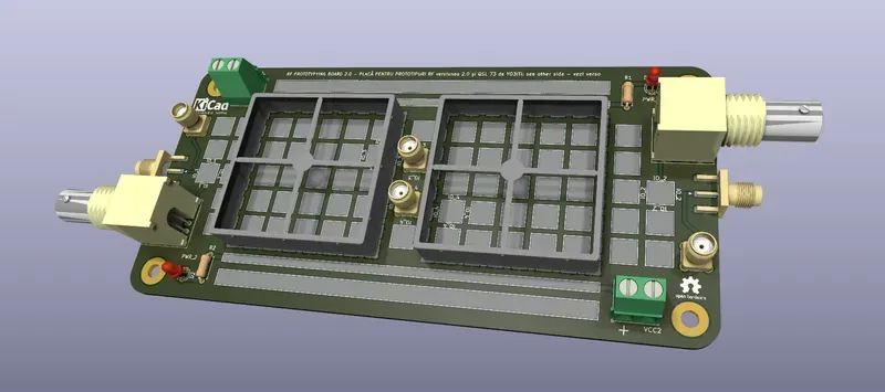Specialized equipment used for rapid prototyping of RF boards