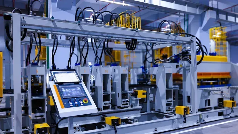 Overview of a PCB manufacturing line producing tablet circuit boards