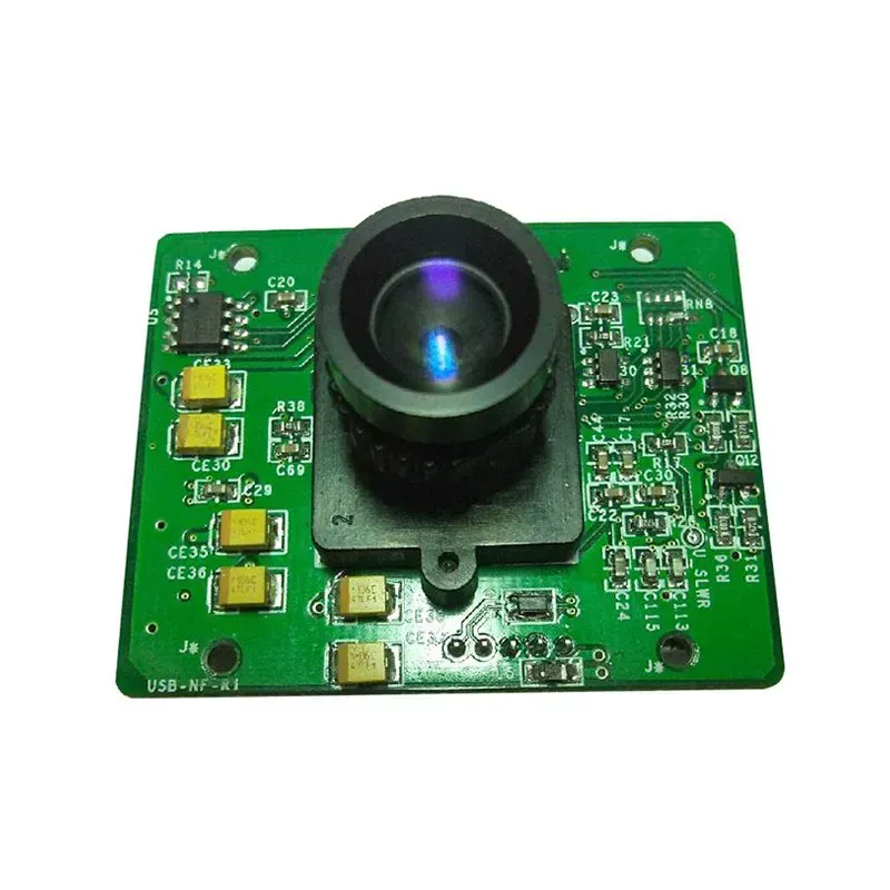 Engineer designing a digital camera PCB on a computer