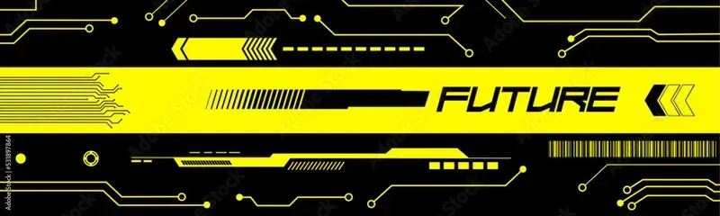 A detailed design blueprint of a VR motherboard