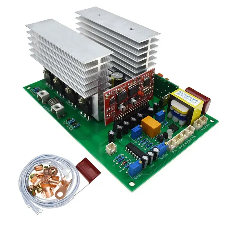 A close-up view of a solar inverter control board with various electronic components
