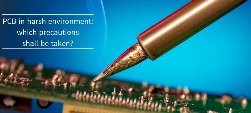 A PCB board designed to operate in harsh environmental conditions