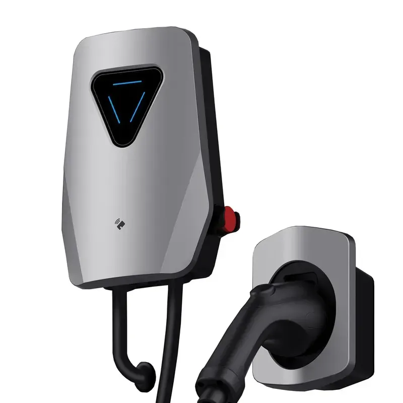 Different types of EV charging piles for home and public use