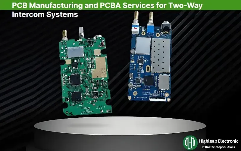 Internal PCB of a tactical communication device