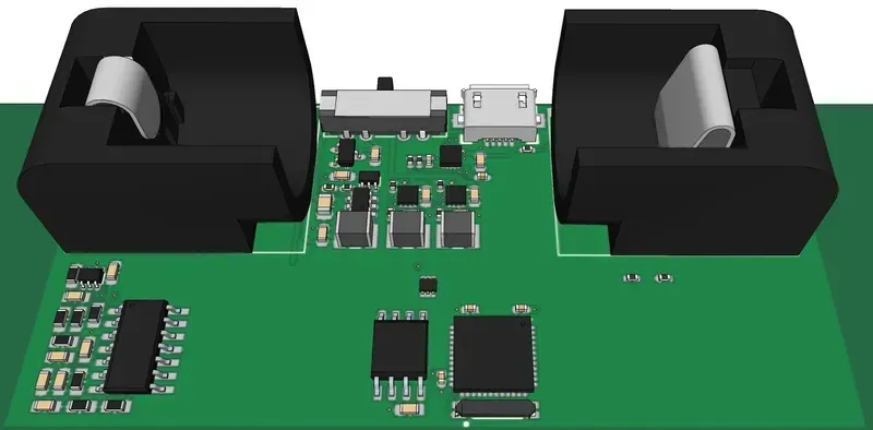 Sonar boards moving along a PCB manufacturing production line.