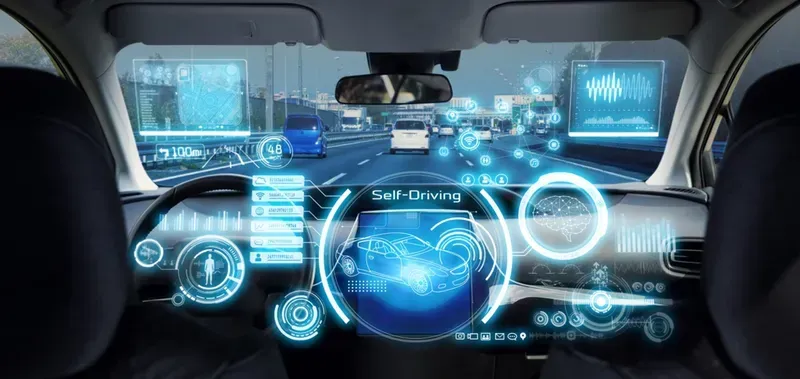 A communication system integrated within a car's interior