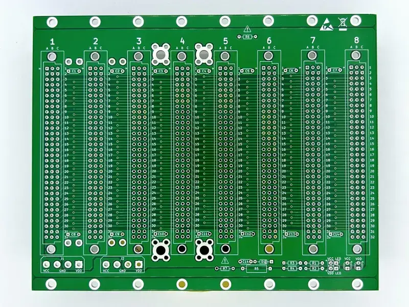 A close-up view of a smart bus dispatch terminal's internal PCB