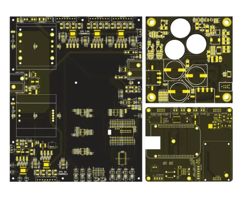 An engineer working on a PCB design for an autonomous vehicle application