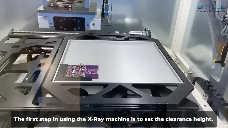 Internal PCB of an airport security X-ray machine