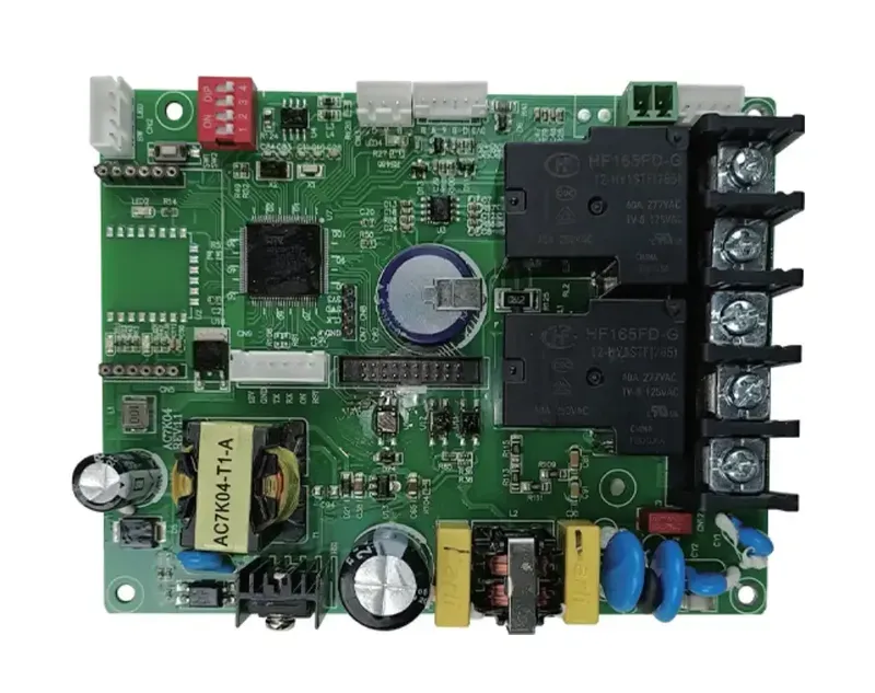 A close-up view of an electric vehicle charging pile communication board
