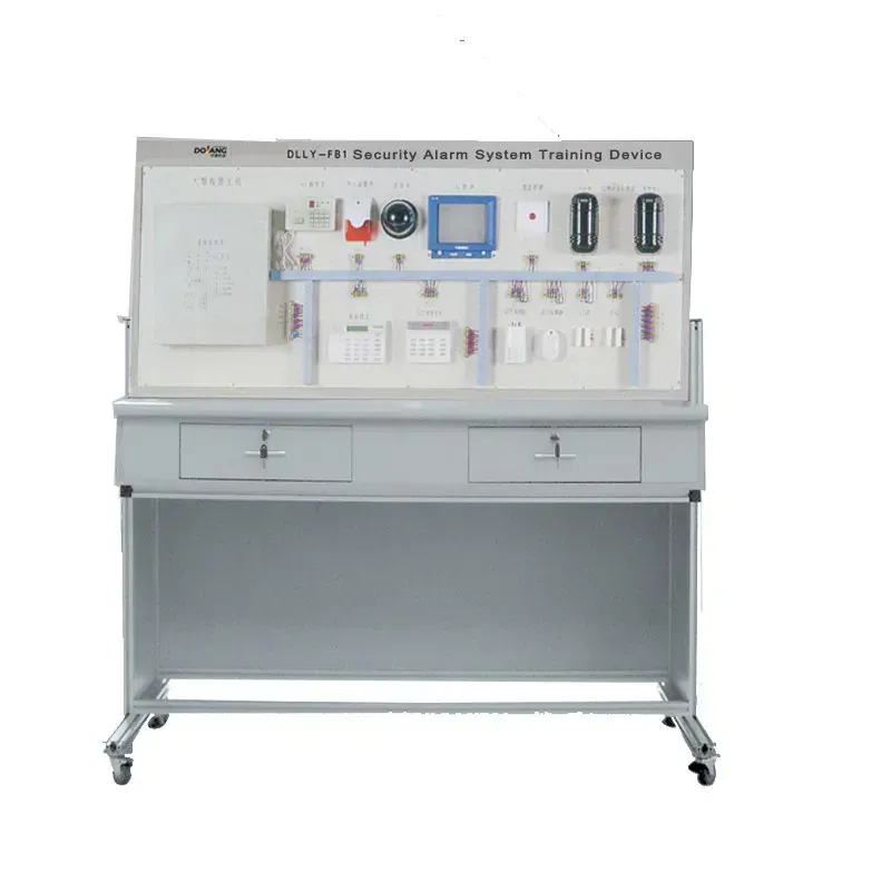 An automated production line manufacturing smart security alarm boards