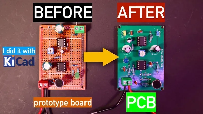 A PCB prototype board