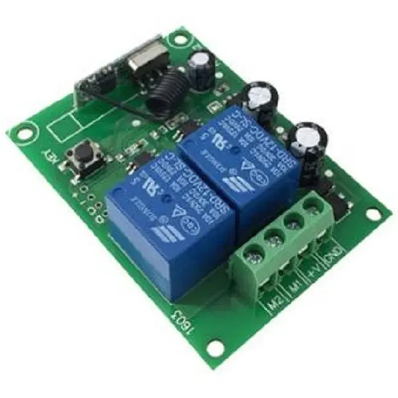 Internal components of a smart curtain control board