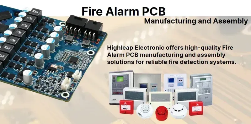 Stack of finished fire safety PCBs
