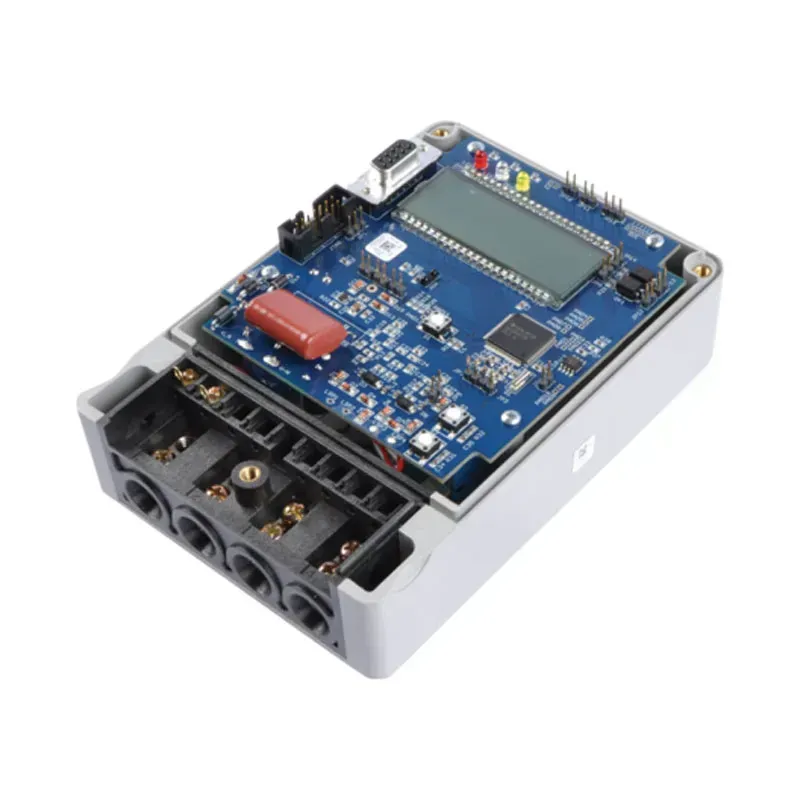 Detailed view of smart energy monitoring board PCB design
