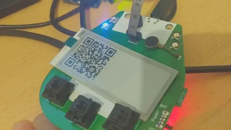 A close-up of a smart conference system PCB board with various components
