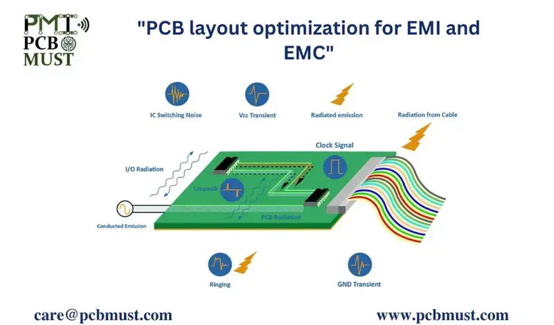 A visual representation of PCB layout optimization