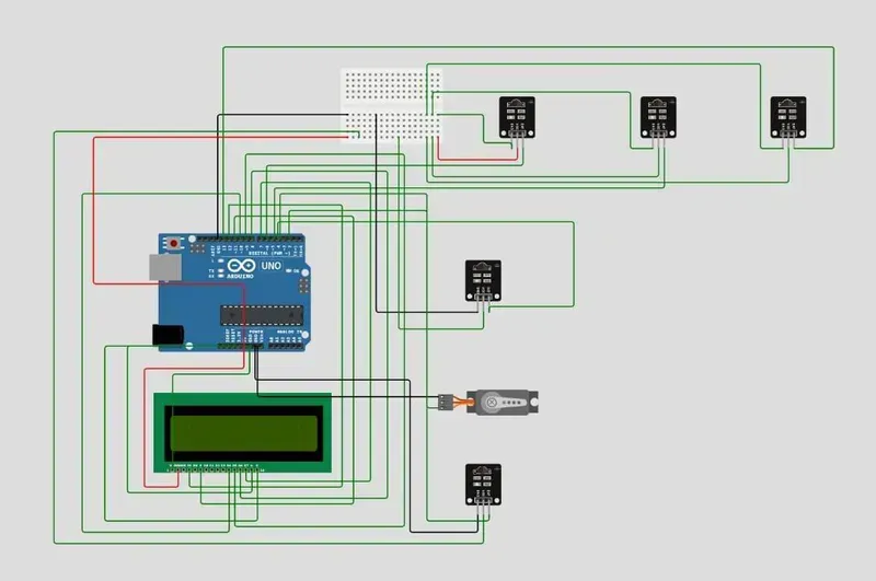 A smart parking system PCB