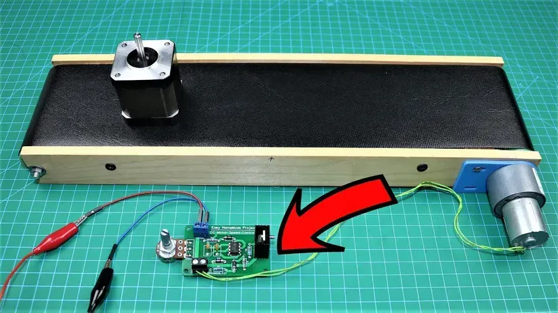 A completed smart belt PCB project.