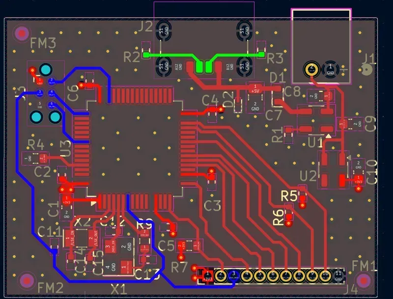 Smart belt PCB design