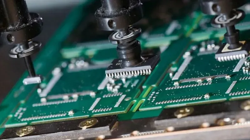SMT component placement