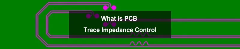 Close-up of PCB traces showing impedance control