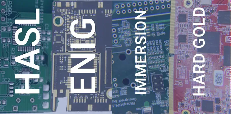 PCB surface finish