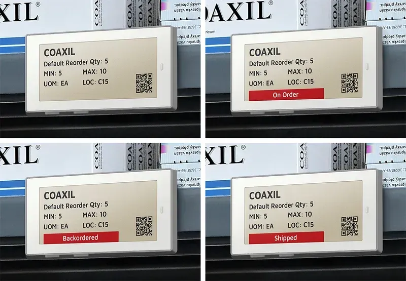 E-paper display in retail environment