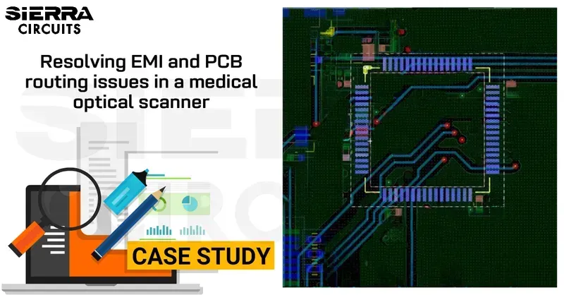 Finished portable instrument with PCB inside.