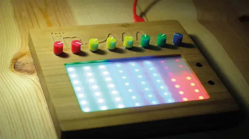 Completed synthesizer project showcasing PCB solutions