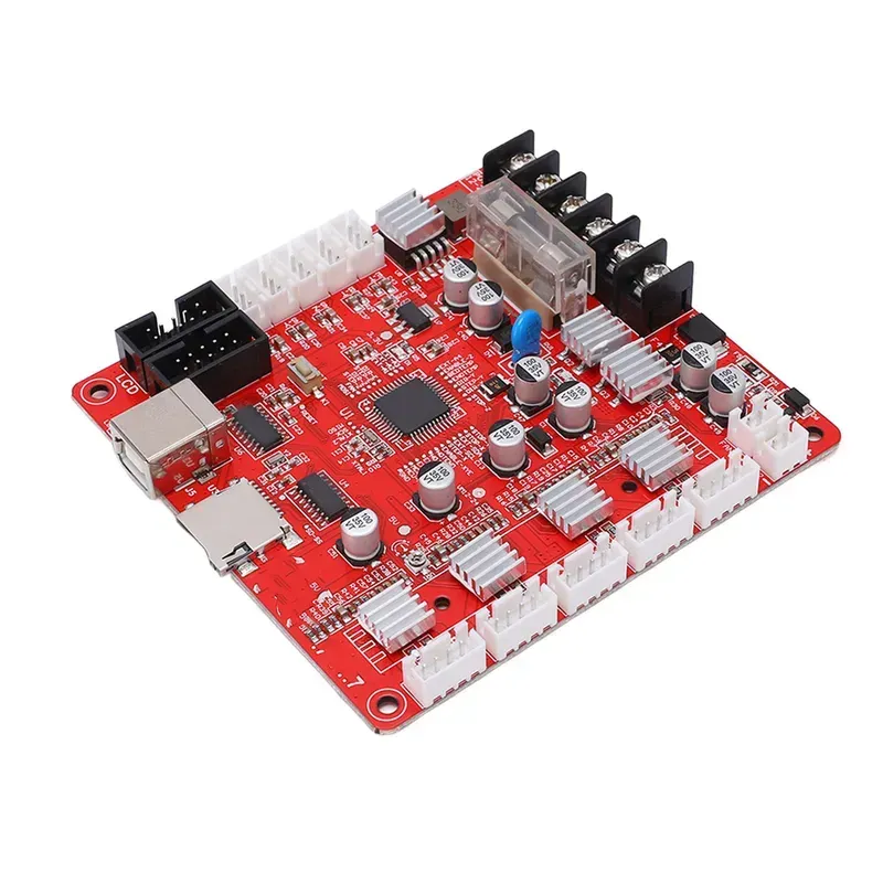A 3D printer control board managing functions.