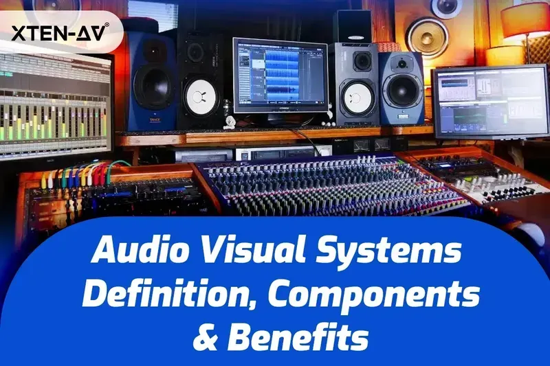 Components used for audio and video processing on a PCB