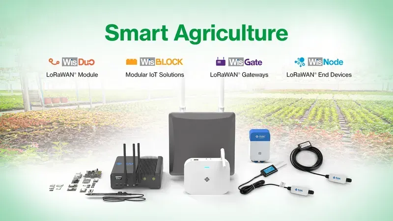 Agricultural IoT gateway connecting sensors